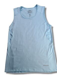 Patagonia blue wicking performance tanktop